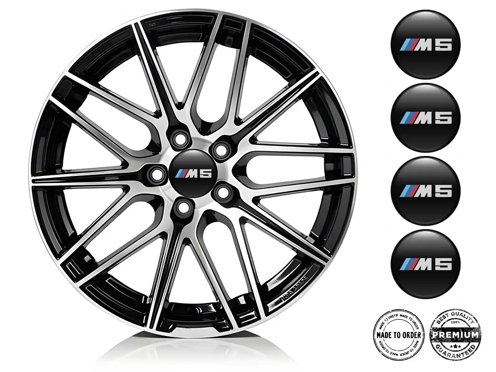 BMW Pegatina en Aros Grilla Racing Tuning